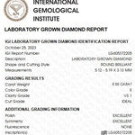 Charger l'image dans la visionneuse de la galerie, certificat diamant rond 0.50 carat E VS1 IGI