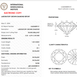 Charger l'image dans la visionneuse de la galerie, Diamant Rond 1.00 carat, diamant de laboratoire, couleur D, pureté VS1