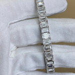 Load image into Gallery viewer, Bracelet Rivière Taille Emeraude 40 carat