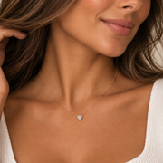 Pendentif diamant Coeur 0.50 Ct Brunela Or rose