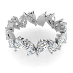 Load image into Gallery viewer, Alliance diamants poires 3.05 carats or blanc Aline
