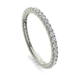 Load image into Gallery viewer, Alliance Gabriela diamants naturels ronds 0.50 carat or blanc