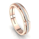 Load image into Gallery viewer, Alliance Federica diamants ronds 2.00 carat or rose