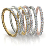 Load image into Gallery viewer, Alliance Gabriela diamants naturels ronds 0.50 carat or rose