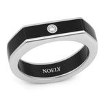 Charger l'image dans la visionneuse de la galerie, Alliance diamant rond 0.10 carat or blanc 14 carats Marco