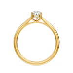 Charger l'image dans la visionneuse de la galerie, Bague diamant naturel poire 1.00 carat or jaune 14 carats Amalia