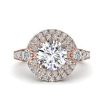 Load image into Gallery viewer, Bague Arianna diamant rond 2.60 carats or rose