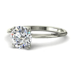 Load image into Gallery viewer, Solitaire diamant rond Vanessa 0.80 carat or blanc