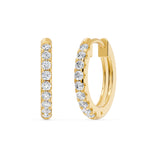 Load image into Gallery viewer, Boucles d'oreilles diamants ronds 0.25 carat or jaune Susanna