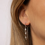 Load image into Gallery viewer, Boucles d'oreilles diamants ronds 0.42 carat or jaune Benedetta