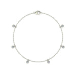 Load image into Gallery viewer, Bracelet diamants ronds 0.30 carat or blanc Celestina