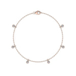 Load image into Gallery viewer, Bracelet diamants ronds 0.30 carat or rose Celestina