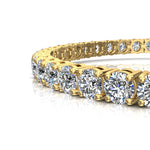 Load image into Gallery viewer, Bracelet diamants ronds 12.44 carats or jaune Ely