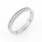 Charger l'image dans la visionneuse de la galerie, Demi-alliance 18 diamants ronds 0.25 carat or blanc 14 carats Apollonia