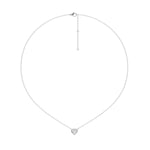 Load image into Gallery viewer, Pendentif diamant naturel coeur 0.50 carat or blanc Brunella