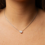 Load image into Gallery viewer, Pendentif diamant naturel poire 2.00 carat or blanc Graziella