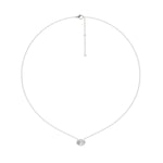 Load image into Gallery viewer, Pendentif diamant ovale 0.50 carat or blanc Augusta