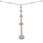 Charger l'image dans la visionneuse de la galerie, Pendentif diamants naturels ronds 0.44 carat or rose Lidia