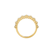 Bague diamants Poire, Marquises et Ronds 2.40 carats or jaune Fabiola