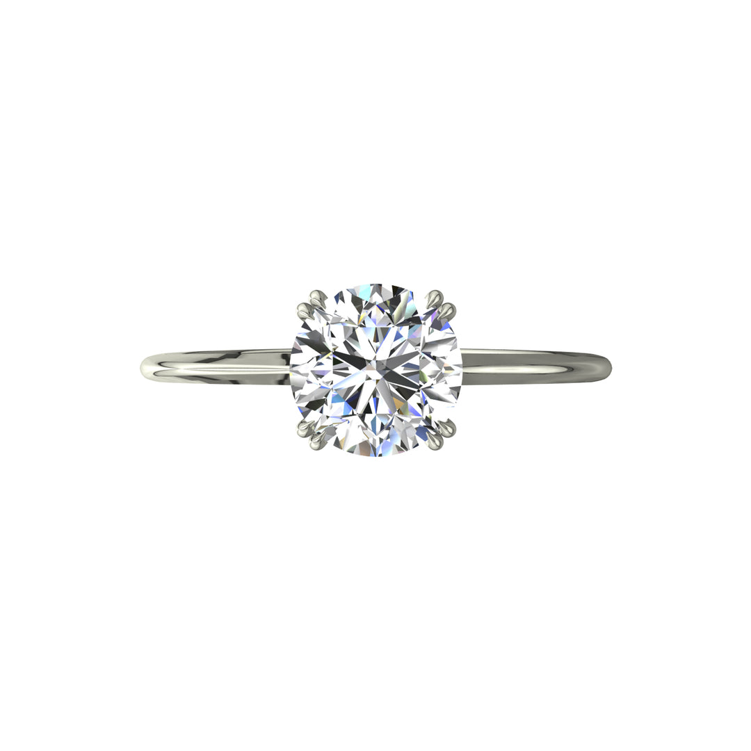 SOLITAIRE  DIAMANT rond 3.00 CARAT vanessa