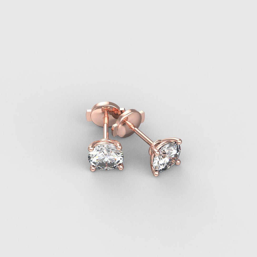 Boucles d'oreilles Diamants Ronds 1.20 Carat