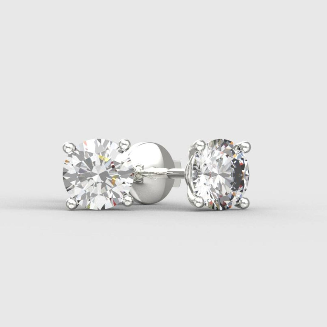 Boucles d'oreilles Diamants  1.20 Carat