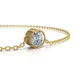 Charger l&#39;image dans la visionneuse de la galerie, Bracelet Solitaire diamant  0.80 Ct -Or Jaune 18K
