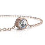 Charger l&#39;image dans la visionneuse de la galerie, Bracelet Solitaire diamant 1.00 Carat -Or Rose 18K
