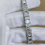 Load image into Gallery viewer, Bracelet Rivière Taille Emeraude 40 carat
