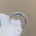 Load image into Gallery viewer, demi-alliance diamants ronds 1.55 carat
