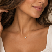 Pendentif diamant Coeur 0.50 Ct Brunela Or jaune