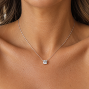 Pendentif diamant synthétique 1.50 Carat Ely