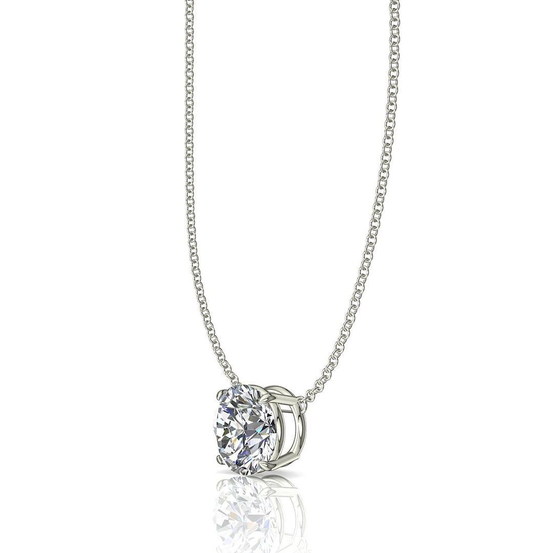 Pendentif diamant Rond 1.20 Carat Or 18k