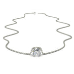 Charger l&#39;image dans la visionneuse de la galerie, Pendentif diamant rond 3.00 ct or blanc
