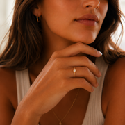 Solitaire diamant rond 0.20 carat Gaïa 