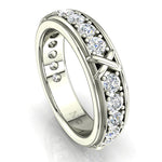 Load image into Gallery viewer, Alliance diamants ronds 3.20 carats or blanc Anna
