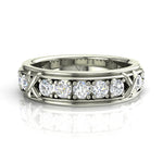 Load image into Gallery viewer, Alliance Anna diamants ronds 3.20 carats or blanc
