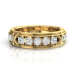 Load image into Gallery viewer, Alliance Anna diamants ronds 3.20 carats or jaune
