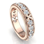 Load image into Gallery viewer, Alliance diamants ronds 3.20 carats or rose Anna
