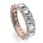 Load image into Gallery viewer, Alliance Virginie diamants Émeraudes 3.20 carats or rose
