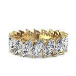 Load image into Gallery viewer, Alliance Silvia diamants marquises 3.60 carats or jaune
