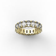 Alliance Romy diamants naturels ovales 5.70 carats or jaune