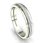 Charger l'image dans la visionneuse de la galerie, Alliance diamants naturels ronds 2.00 carat or blanc Federica