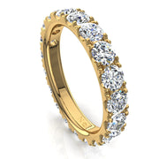 Alliance Gabriela diamants naturels ronds 2.00 carat or jaune