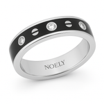 Charger l'image dans la visionneuse de la galerie, Alliance diamants naturels ronds 0.07 carat or blanc 14 carats Fabio