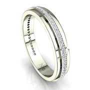 Alliance Federica diamants ronds 2.00 carat or blanc