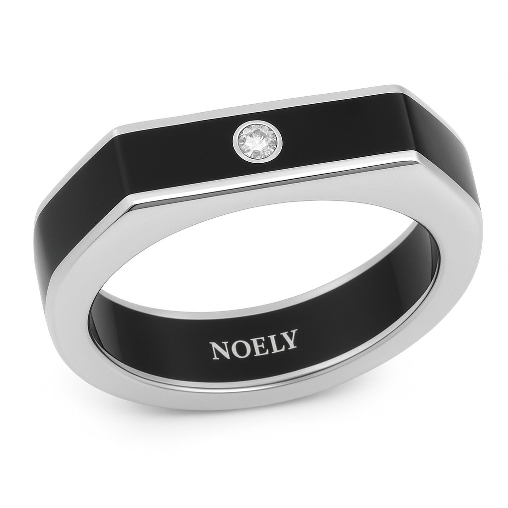 Alliance diamant rond 0.10 carat or blanc 14 carats Marco