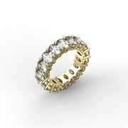 Alliance Romy diamants ovales 5.70 carats or rose