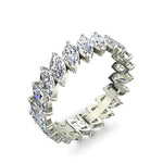 Load image into Gallery viewer, Alliance Silvia diamants naturels marquises 2.00 carat or blanc