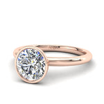 Load image into Gallery viewer, Solitaire Barbara bague diamant rond 1.70 carat or rose
